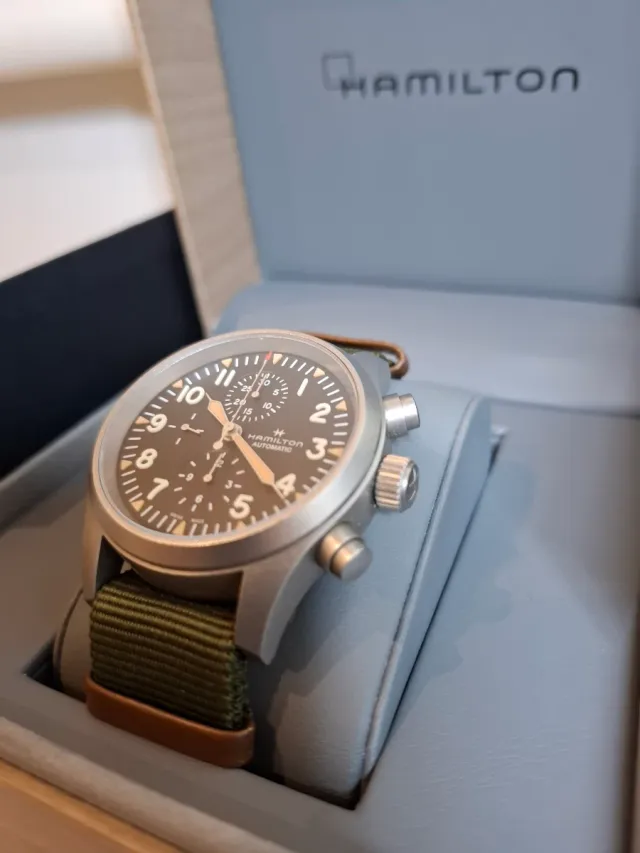 Hamilton Khaki Field Auto Chrono 44mm H7170683