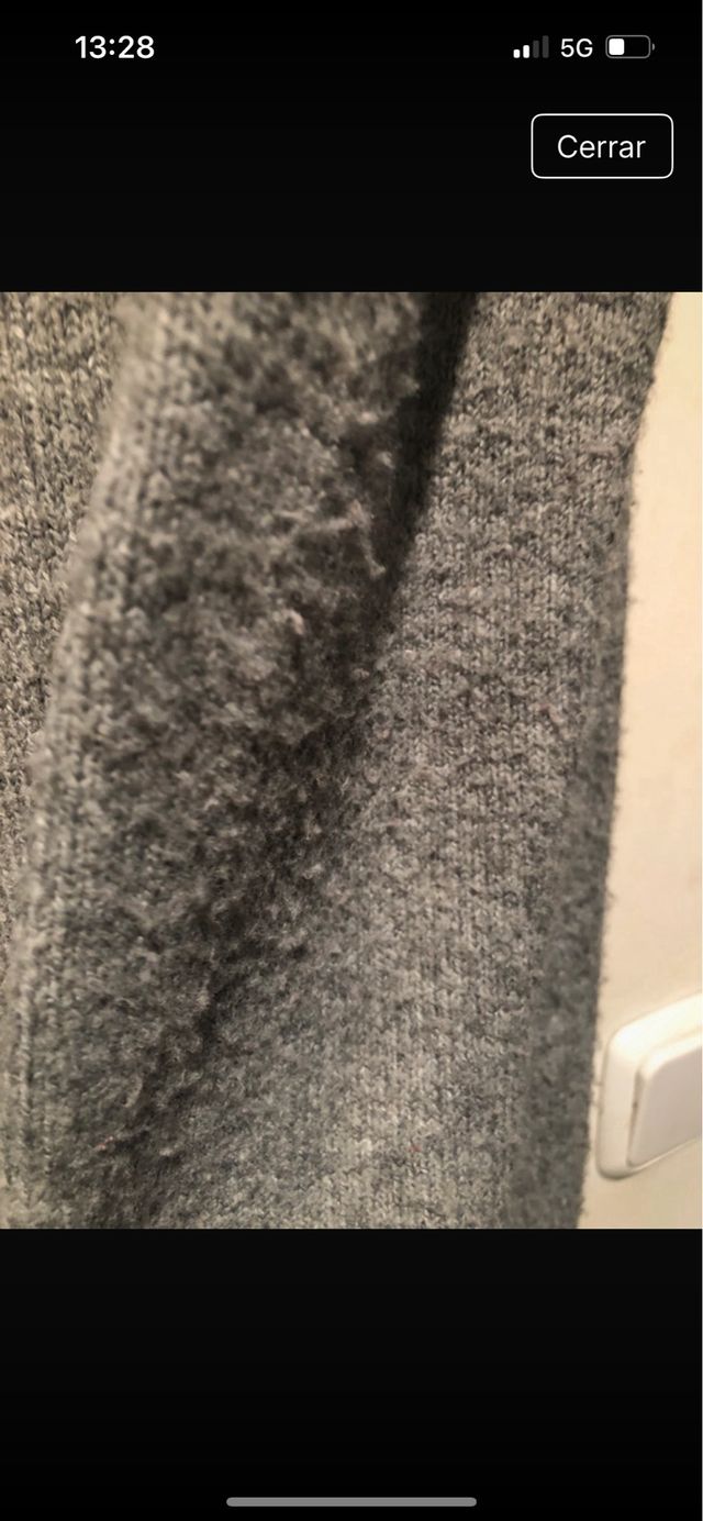 Vestido Zara Gris Cuello Alto