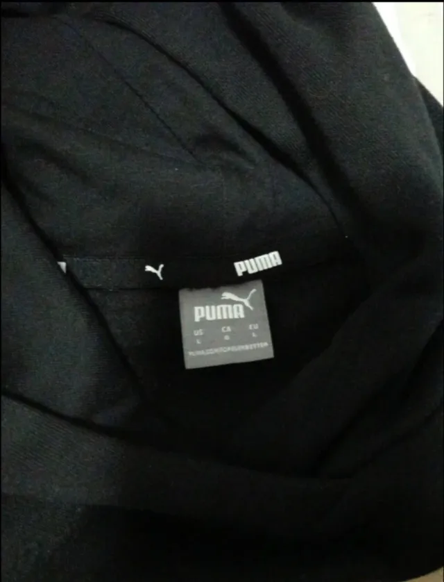 Sudadera Puma Negra y Dorada Niña/o