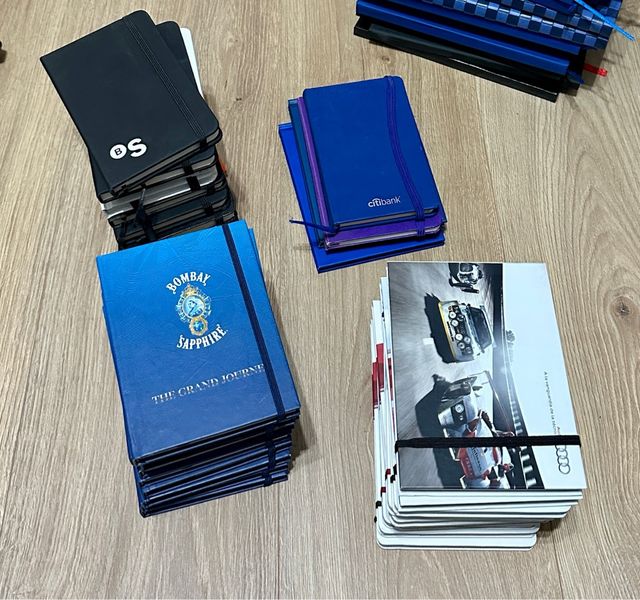 Lote libretas pequeñas tipo Moleskine