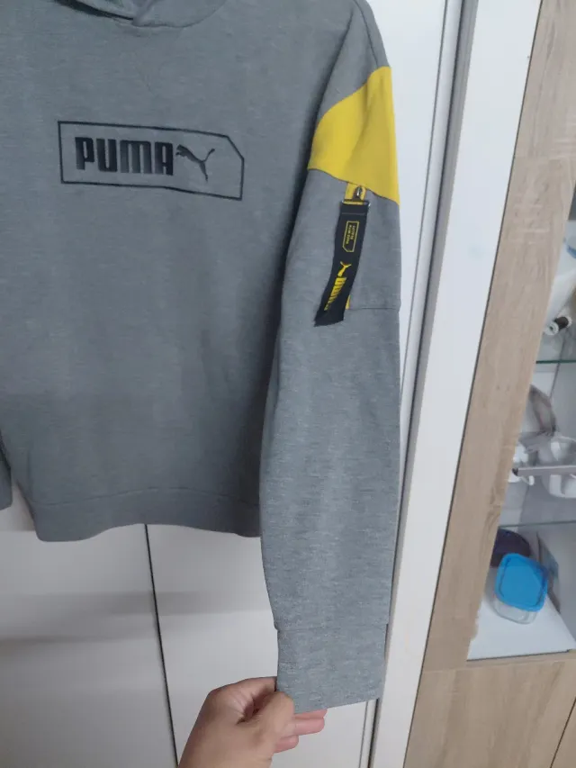 Sudadera Puma Gris Talla S