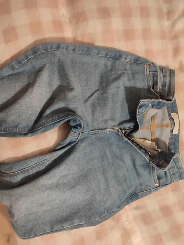 Vaqueros pitillo azules