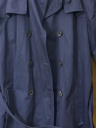 Pack 2 Gabardinas: Negra Italiana y Azul Zara