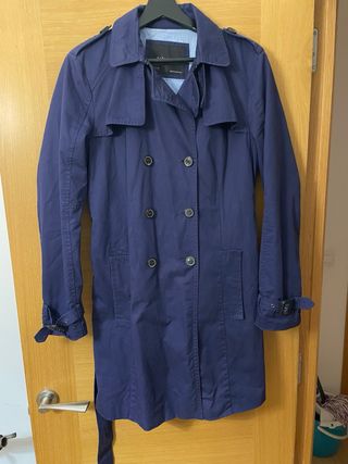 Pack 2 Gabardinas: Negra Italiana y Azul Zara