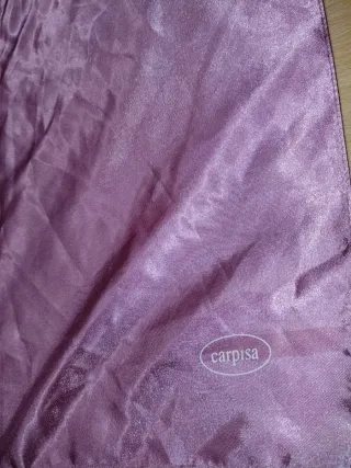 Foulard Carpisa rosa satinato lucido