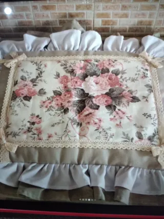 Coordinato Cucina Shabby Chic Beige Rosa