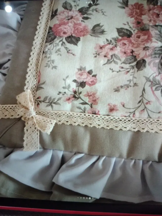 Coordinato Cucina Shabby Chic Beige Rosa