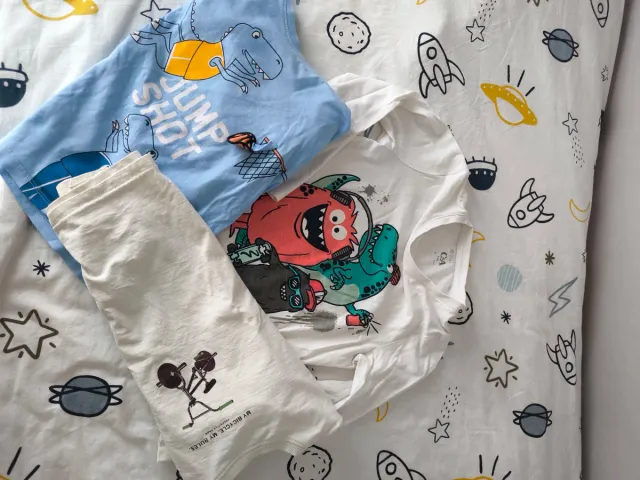 3 Camisetas manga larga niño T116