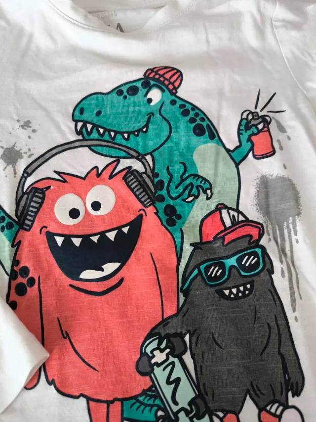 3 Camisetas manga larga niño T116