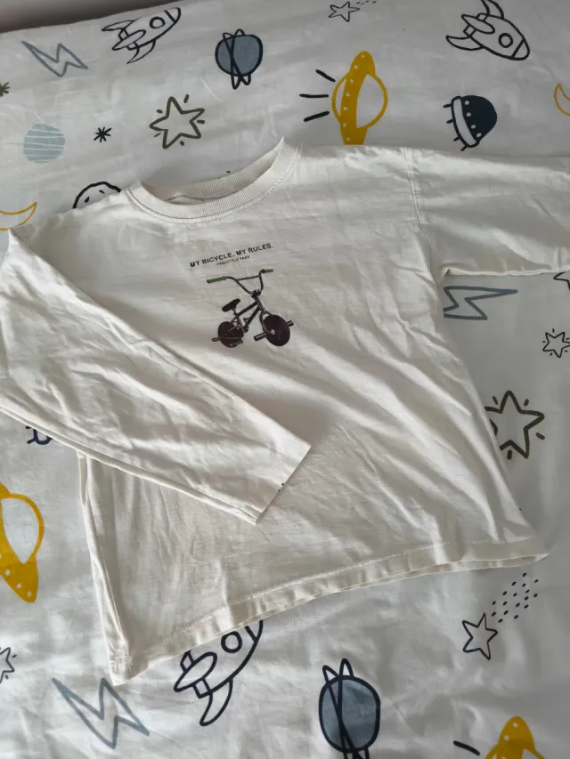 3 Camisetas manga larga niño T116