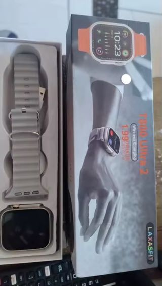 Smartwatch T800 Ultra 2 Laxasfit Gris/Naranja