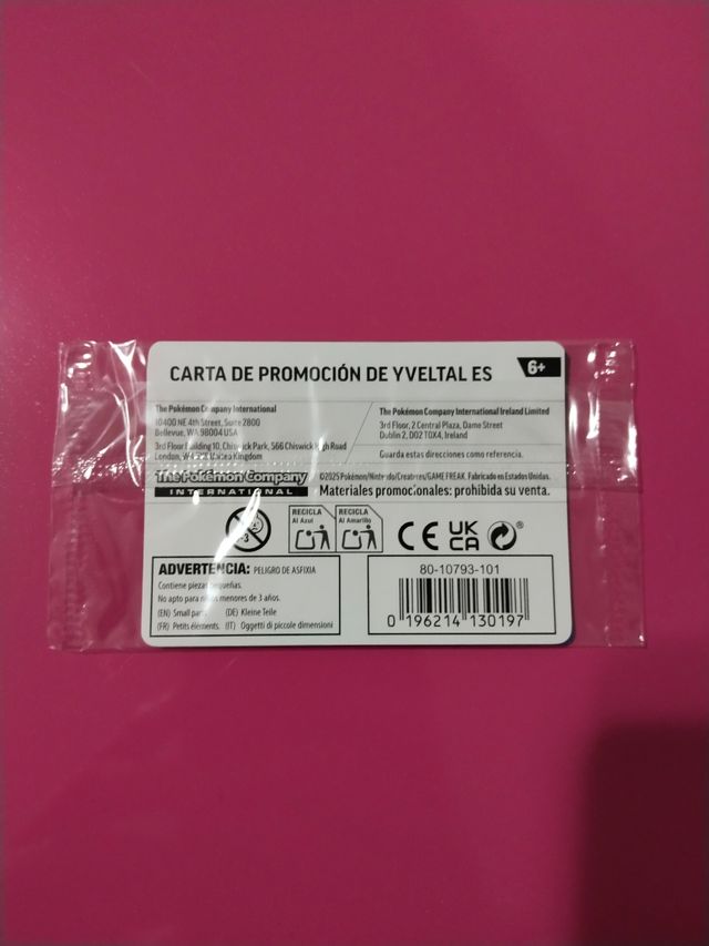 Carta Pokémon Yveltal