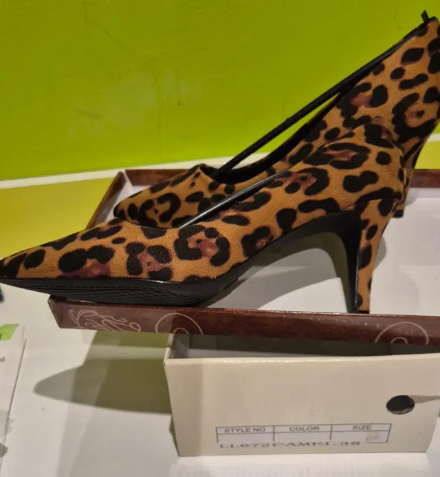 Zapatos de tacón leopardo talla 38