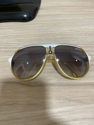 Gafas de sol Carrera Blancas y Amarillas