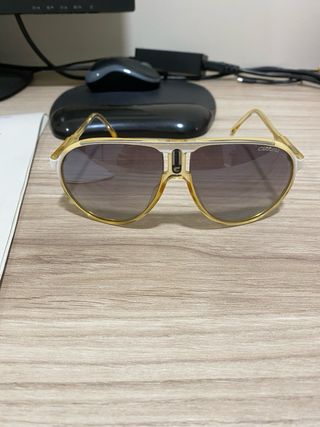 Gafas de sol Carrera Blancas y Amarillas