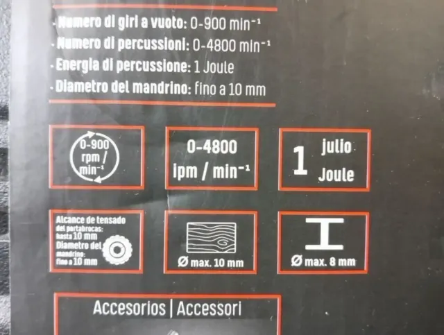 Martello elettrico a batteria PARKSIDE 12V