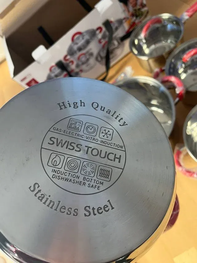 Batería cocina 12 pcs inox NUEVA