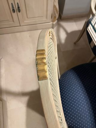 Conjunto 6 Sillas Comedor de madera Tapizadas