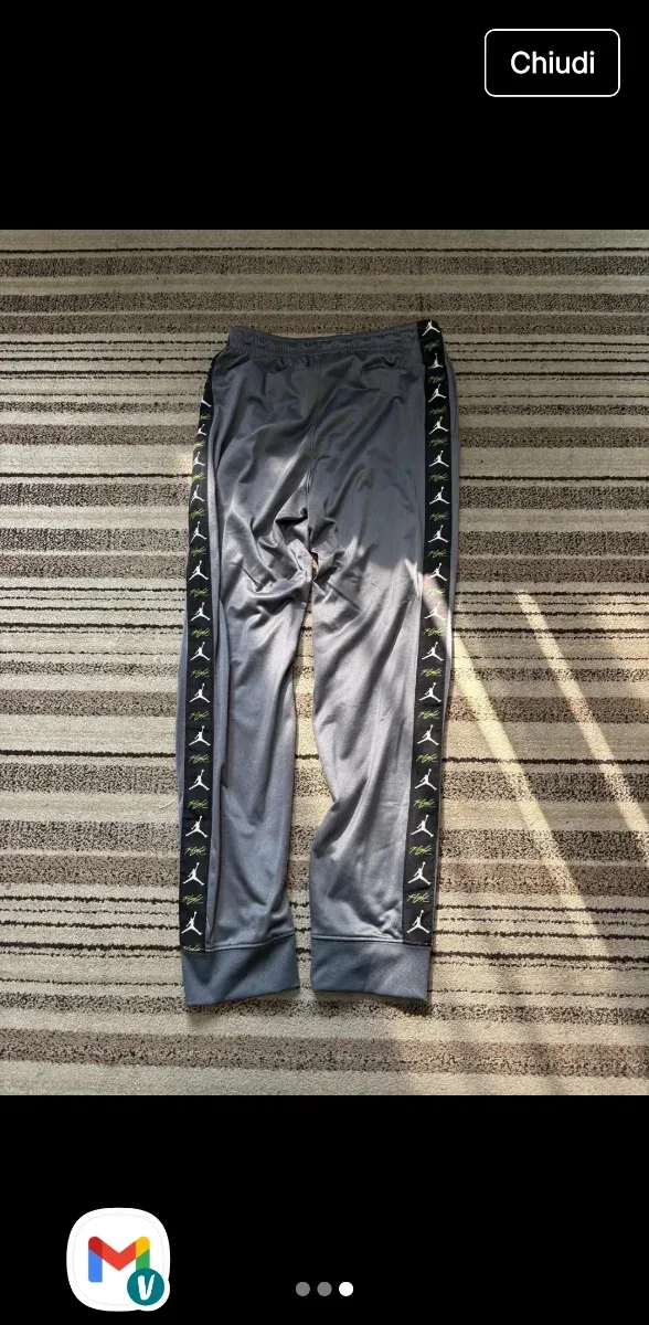 Pantaloni Jordan Tuta Grigio