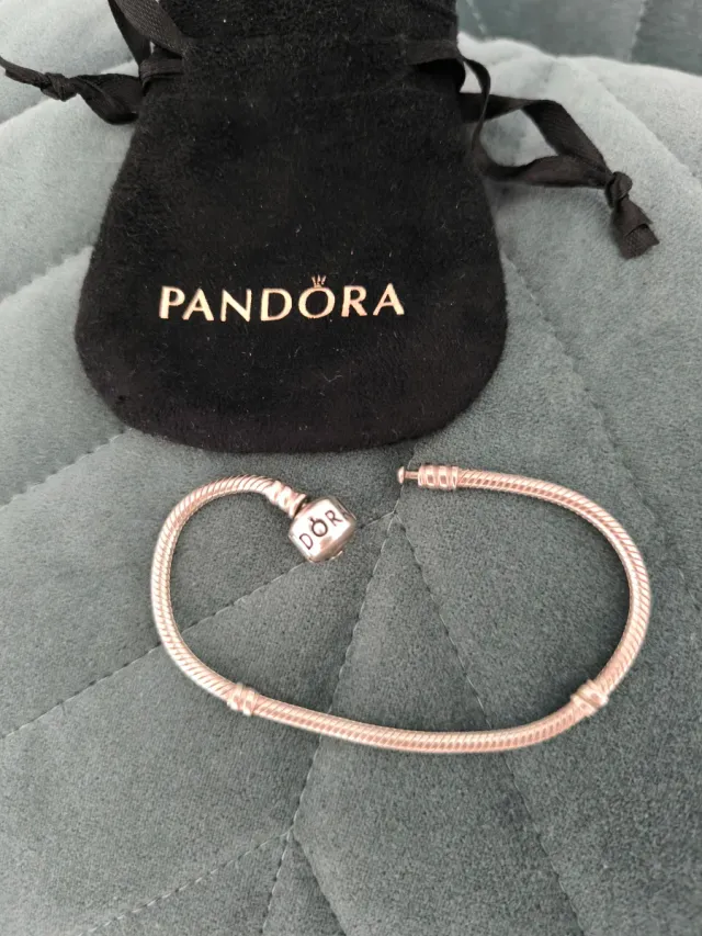 Pulsera Pandora Plata 17 cm