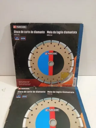 2 Discos Grandes 230 Diamante PARKSIDE