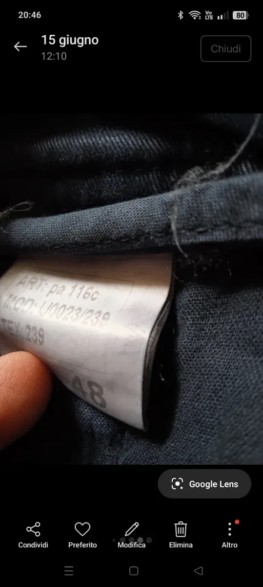 Pantaloni uomo Exibit blu