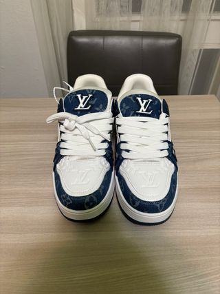 Scarpe Louis Vuitton Uomo Blu Bianco