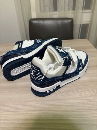 Scarpe Louis Vuitton Uomo Blu Bianco