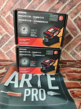 Pack Batería 20V 2Ah + Cargador Parkside