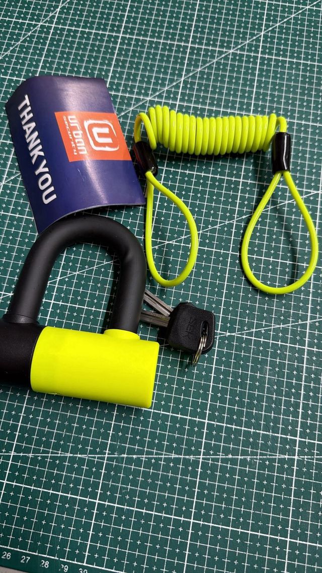 URBAN UR59 Lucchetto Moto Disco Mini U ø14mm