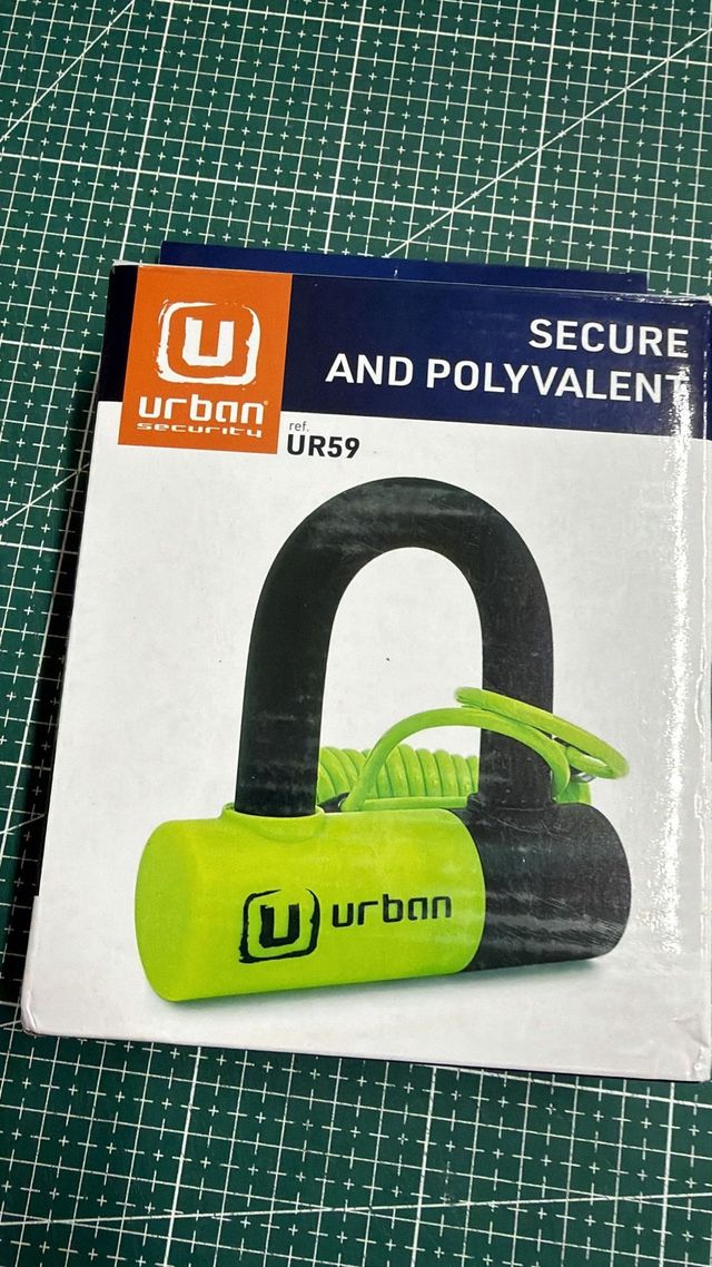 URBAN UR59 Lucchetto Moto Disco Mini U ø14mm