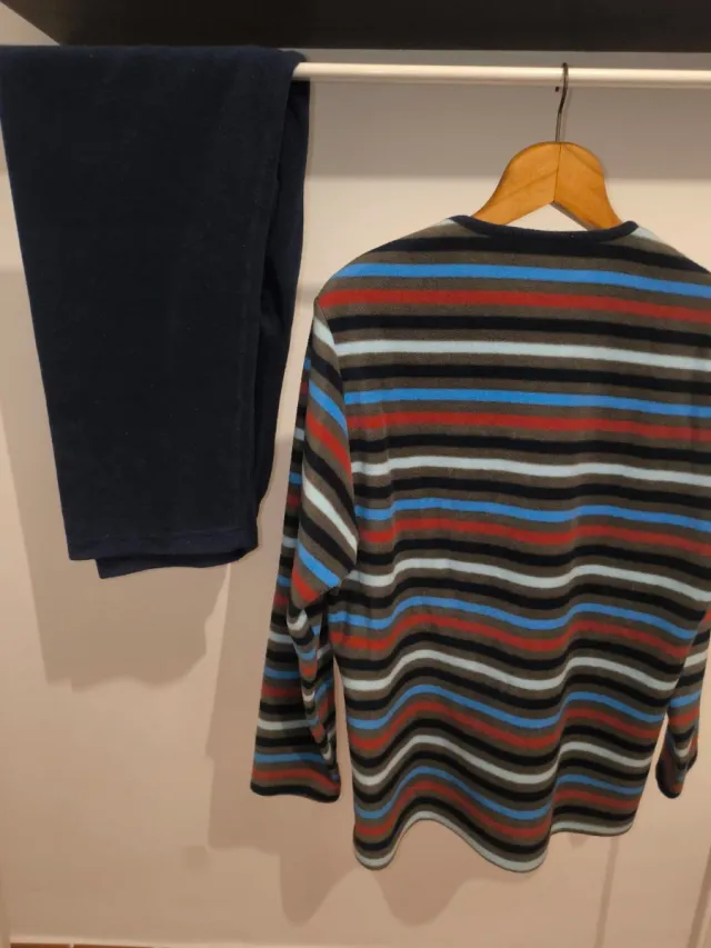 Pijama completo rayas talla XL