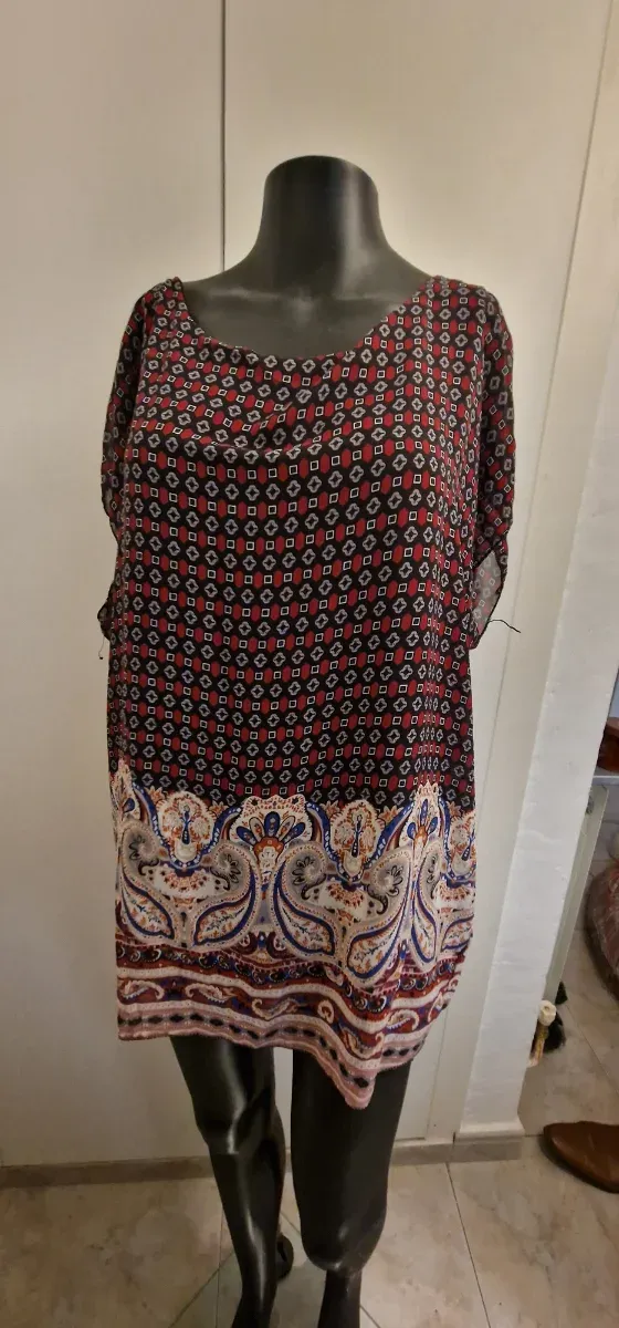 Blusa estampada talla única