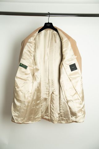 Abrigo lana virgen MIRTO camel talla 54