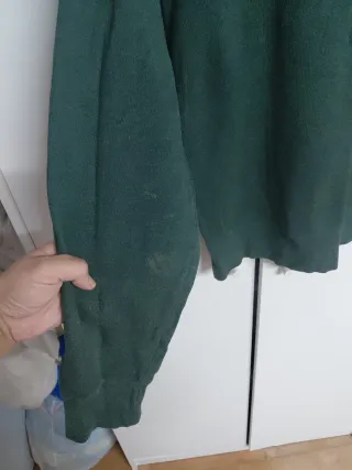 Jersey Gant Hombre Talla M Media Cremallera Verde