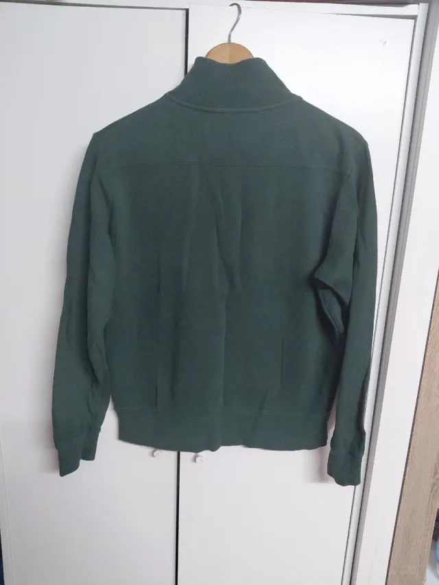 Jersey Gant Hombre Talla M Media Cremallera Verde