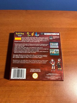 Pokémon Edición Rubí - Game Boy Advance ORIGINAL