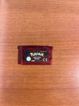 Pokémon Edición Rubí - Game Boy Advance ORIGINAL