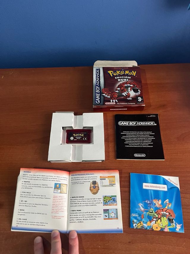 Pokémon Edición Rubí - Game Boy Advance ORIGINAL