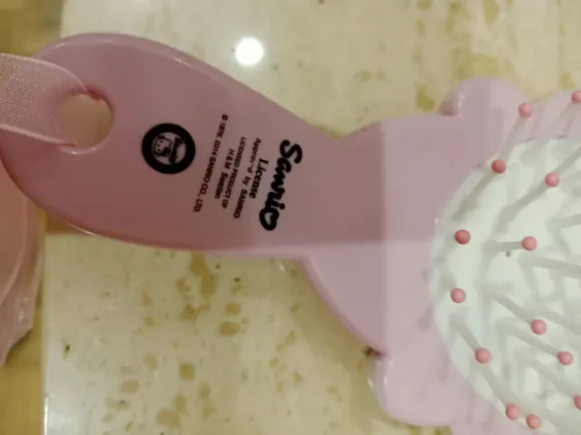 Cepillo Hello Kitty Corazón Rosa Blanco