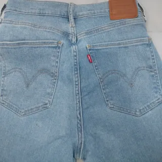 Pantalón Levi's Pitillo Talla 29 Azul Claro