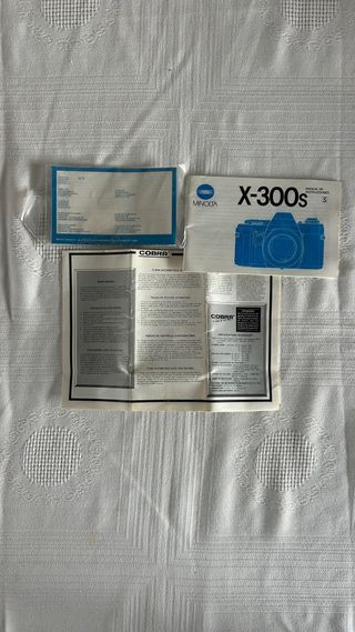 Cámara Minolta X-9 Kit Completo