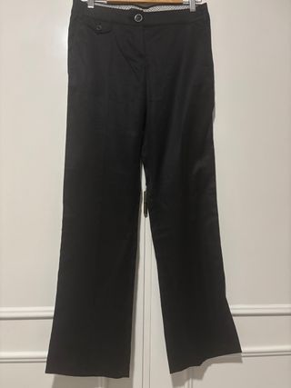 Pantalón negro Mango Talla 38