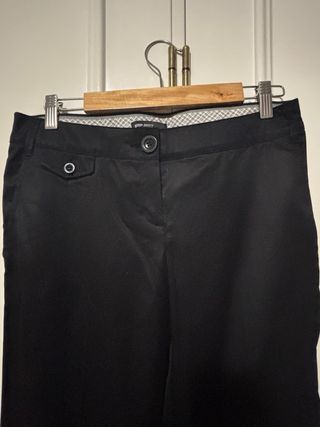Pantalón negro Mango Talla 38