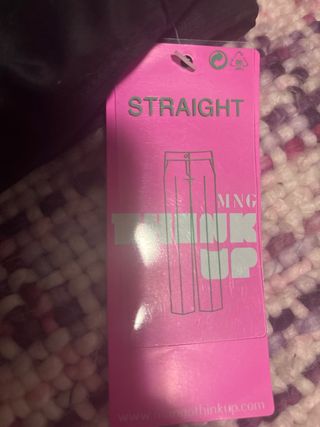 Pantalón negro Mango Talla 38