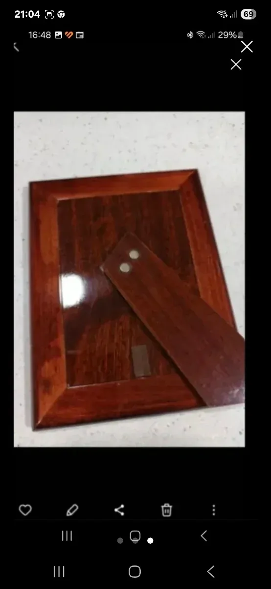 Marco de fotos plateado