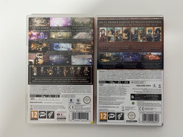 Octopath Traveler 1 y 2 Nintendo Switch