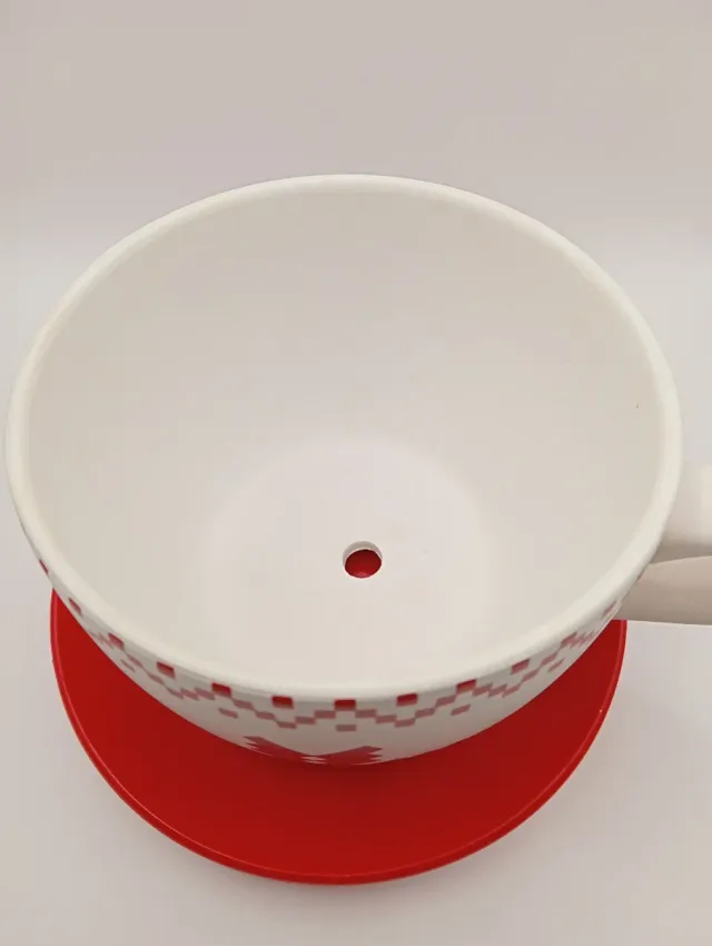 Grande tazza portavaso natalizia