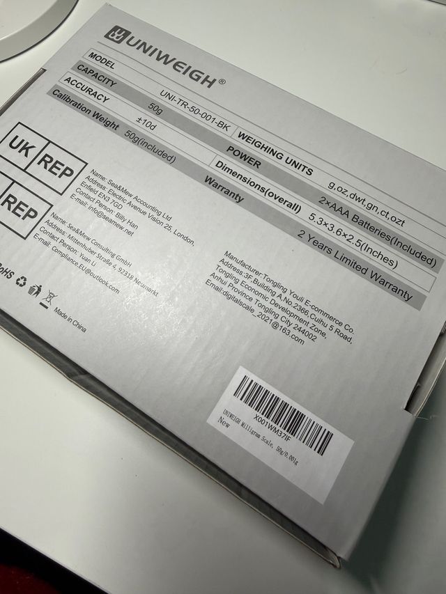 Bilancia di precisione 0,001 g UNIWEIGH