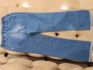 Pantalón vaquero niña cintura elástica